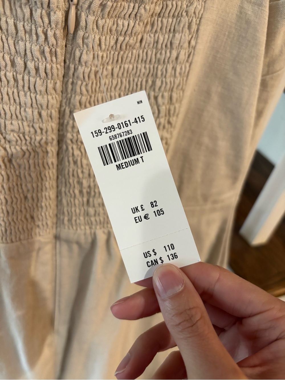Abercrombie Linen-Blend Square-neck Column Midi Dress - Picture 4 of 4